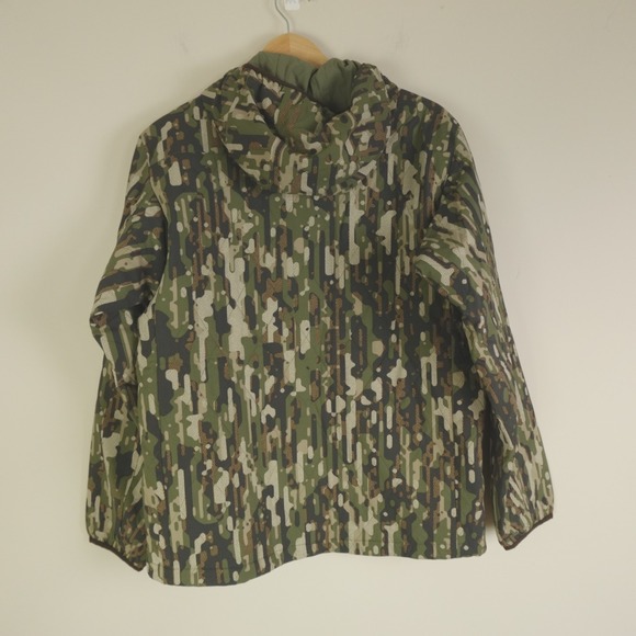New NWT Duck Camp Jacket Airflow Insulated Hoodie - Woodland Camo - Picture 3 of 10